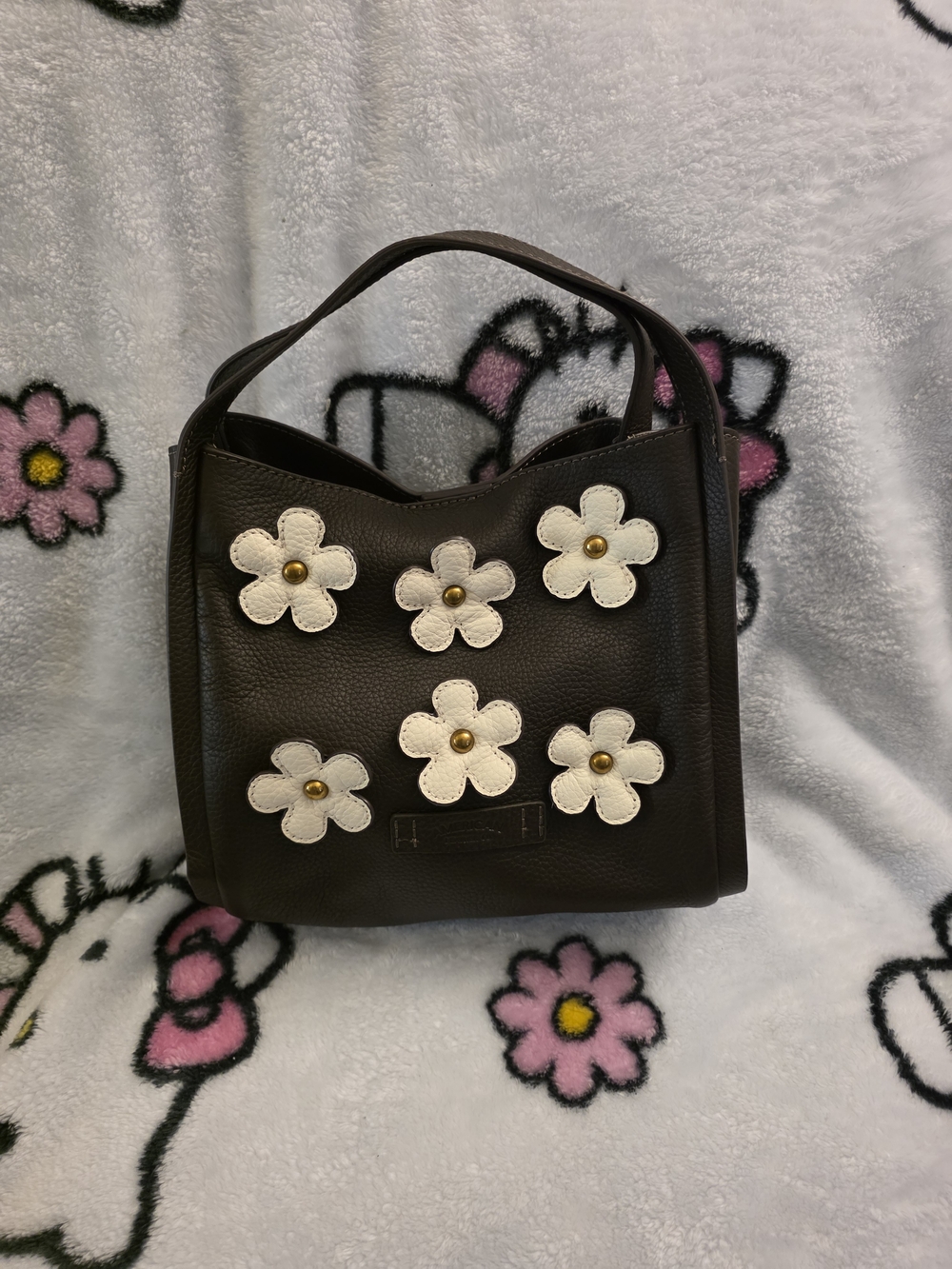 American Leather Co. Company Brown Genuine Leather Handbag